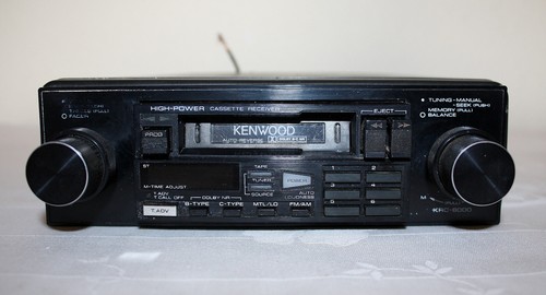 Oldtimer auto radio - radio, kenwood